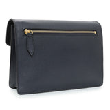 Burberry Blue Derby Calfskin House Check Small Macken Crossbody Bag Handbags Burberry