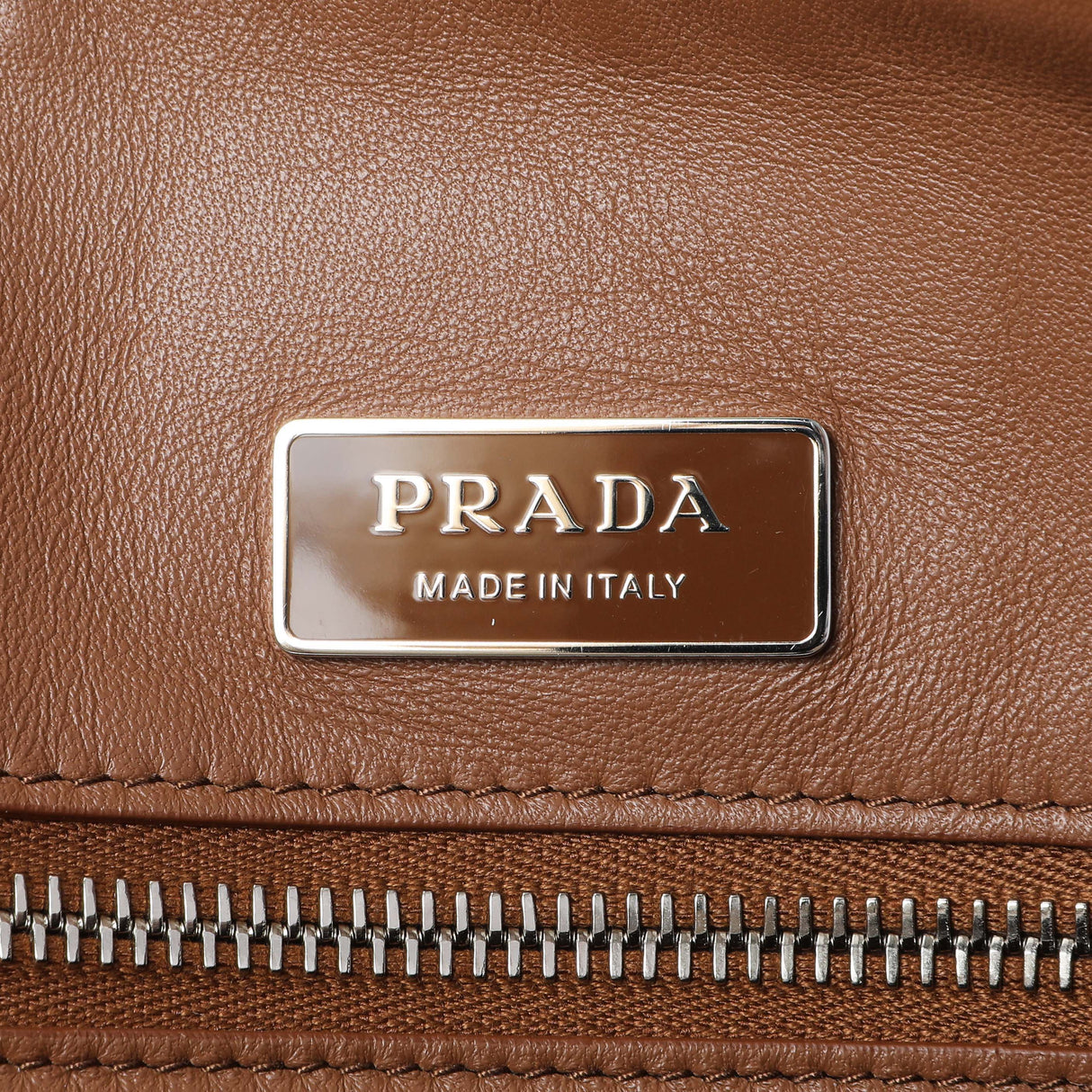 Prada Cognac Vitello Daino Messenger Handbags Prada