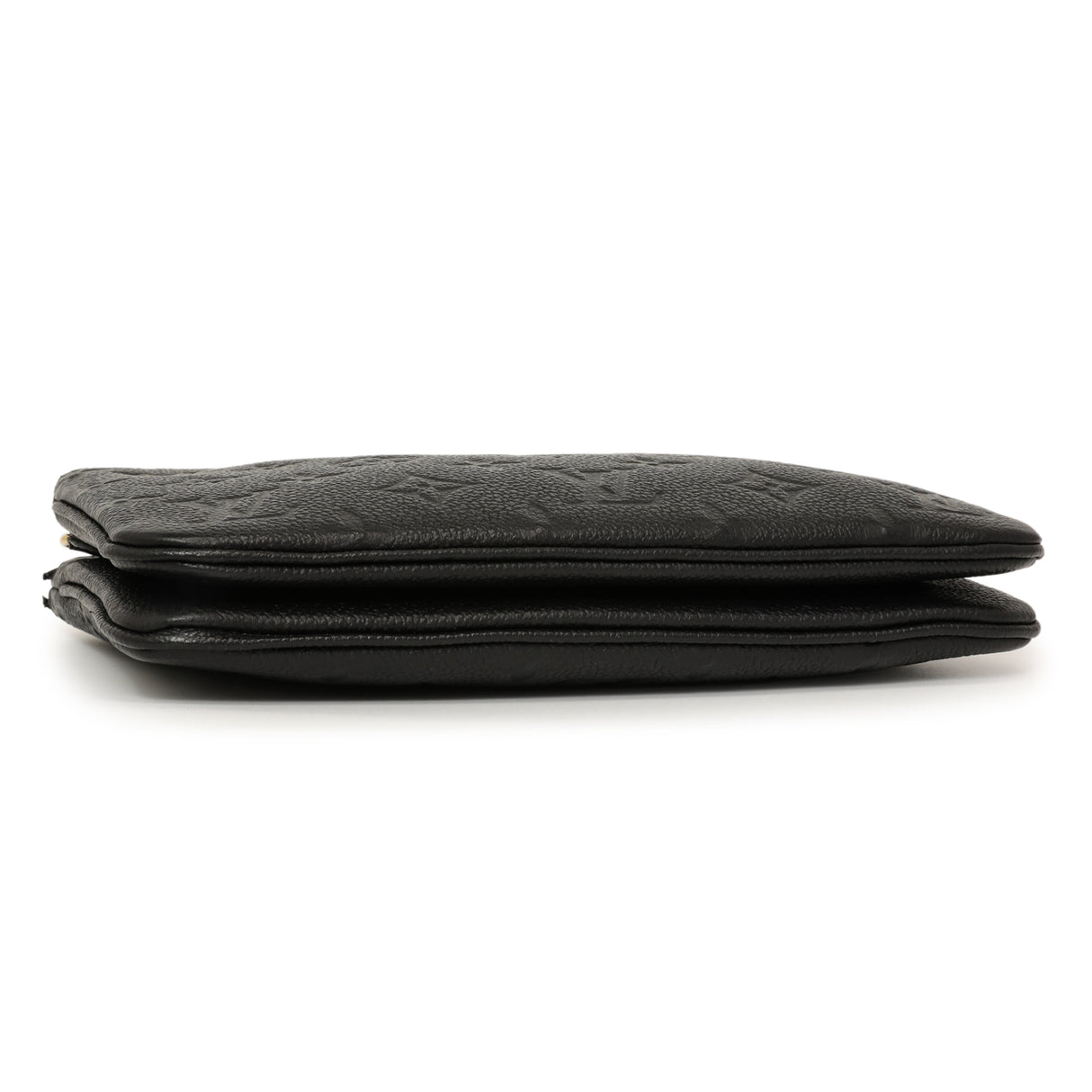 Louis Vuitton Black Empreinte Double Zip Pochette