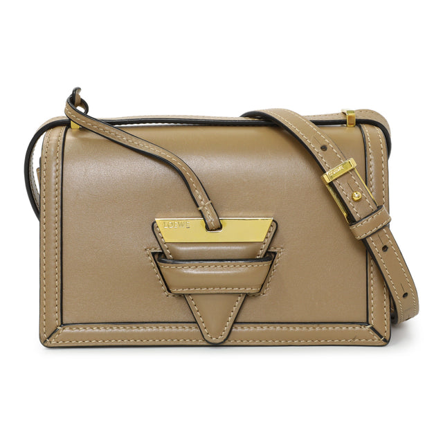 Loewe Beige Calfskin Small Barcelona Shoulder Bag Handbags Loewe