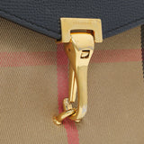 Burberry Blue Derby Calfskin House Check Small Macken Crossbody Bag Handbags Burberry