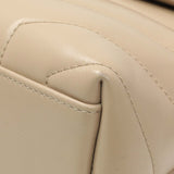 Saint Laurent Dark Beige Calfskin Loulou Chain Small Satchel Handbags Saint Laurent