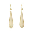 10K Yellow Gold Drop Earrings Fine Jewellery Modaselle