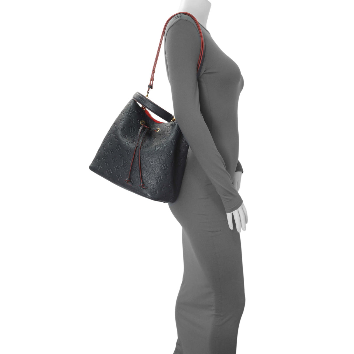 Louis Vuitton Marine Rouge Empreinte Neonoe MM Handbags Louis Vuitton