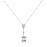 18K White Gold 1.52 Carat Diamond Pendant