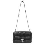 Burberry Black Lambskin Quilted Medium Lola Bag Handbags Burberry