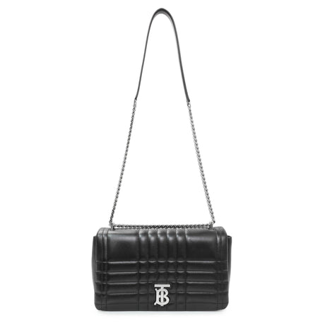 Burberry Black Lambskin Quilted Medium Lola Bag Handbags Burberry