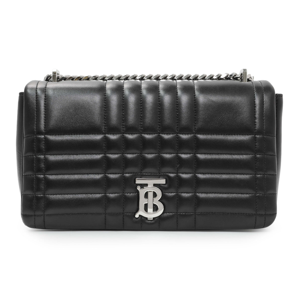 Burberry Black Lambskin Quilted Medium Lola Bag Handbags Burberry