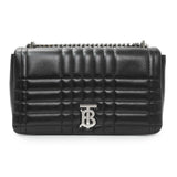 Burberry Black Lambskin Quilted Medium Lola Bag Handbags Burberry