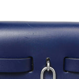 Hermes Bleu Bill Toile Herbag Zip Retourne 31