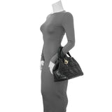 -temp- Christian Dior Black Calfskin Macrocannage Medium Toujours Handbags Christian Dior