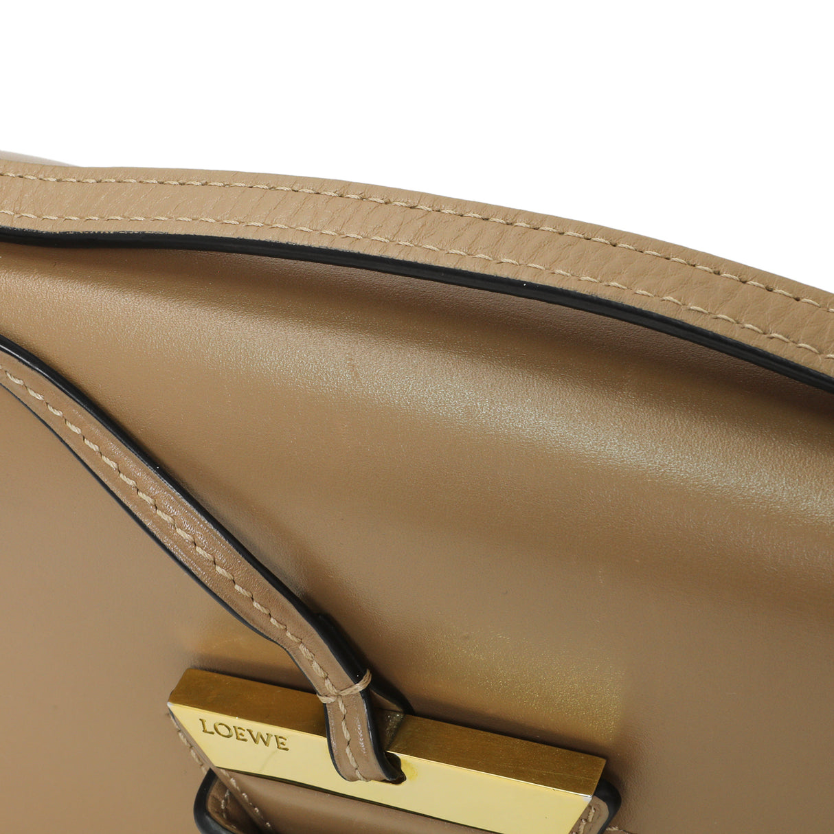 Loewe Beige Calfskin Small Barcelona Shoulder Bag Handbags Loewe