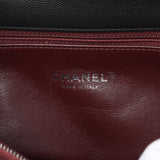 Chanel Black Caviar Lizard Embossed Quilted Small Coco Handle Flap Handbags Chanel