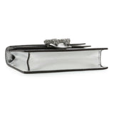 Gucci Silver Metallic Calfskin Super Mini Dionysus Shoulder Bag Handbags Gucci