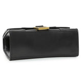 Balenciaga Black Calfskin Mini Hourglass Top Handle Bag Handbags Balenciaga