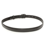 Gucci Black Calfskin Monochrome Double G 20mm Belt