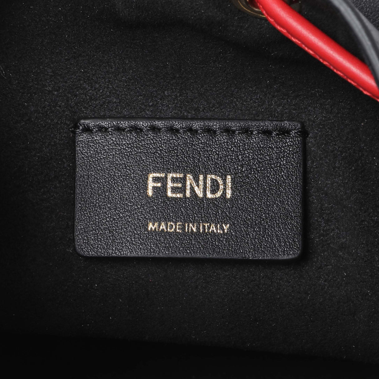 Fendi Black Calfskin Monster Mini Mon Tresor Bucket Bag Handbags Fendi