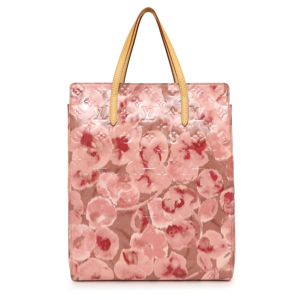 Louis Vuitton Rose Velours Vernis Ikat Catalina Tote