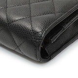 Chanel Black Quilted Caviar Wallet on Chain Handbags Chanel