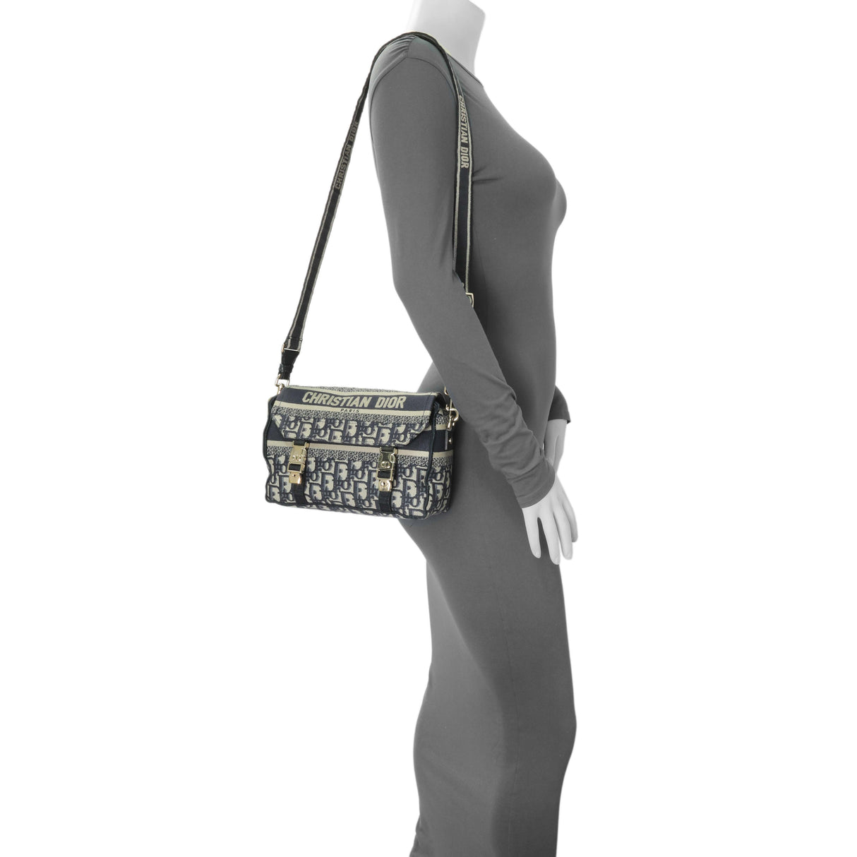 Christian Dior Blue Oblique Small Diorcamp Handbags Christian Dior