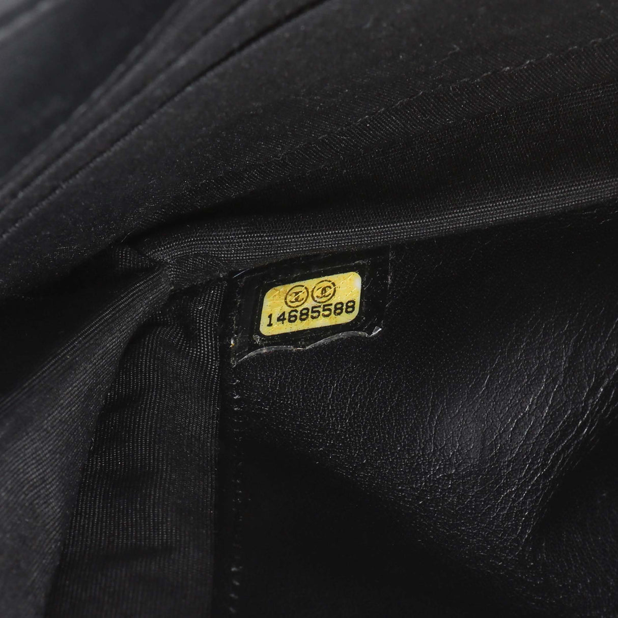 Chanel Black Quilted Patent Brilliant Wallet On Chain WOC Handbags Chanel