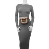 Gucci Horsebit 1955 GG Coated Canvas with Leather Mini belt bag Handbags Gucci