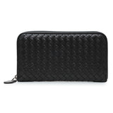 Bottega Veneta Black Nappa Intrecciato Zip Around Wallet Accessories Bottega Veneta
