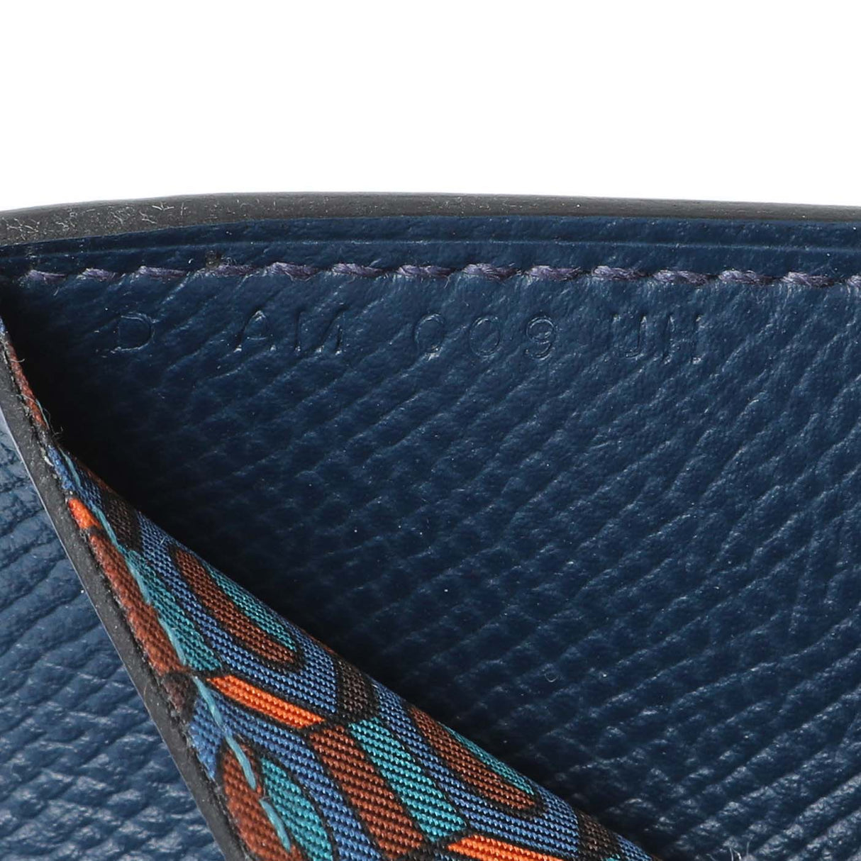 Hermes Bleu Indigo Epsom Citizen Twill Compact Wallet Accessories Hermes