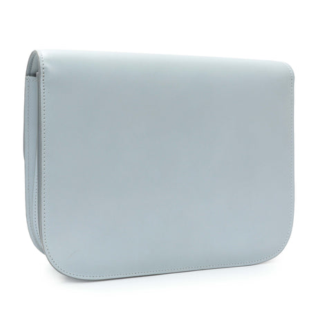 Celine Pale Blue Box Calfskin Medium Classic Flap Handbags Celine