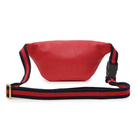 Gucci Hibiscus Red Calfskin Logo Belt Bag Handbags Gucci
