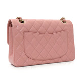 Chanel Pink Caviar Small Classic Double Flap Handbags Chanel