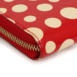 Louis Vuitton Yayoi Kusama Red Vernis Infinity Dots Zippy Wallet