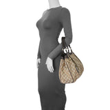 Gucci Brown Monogram Medium Sukey Handbags Gucci
