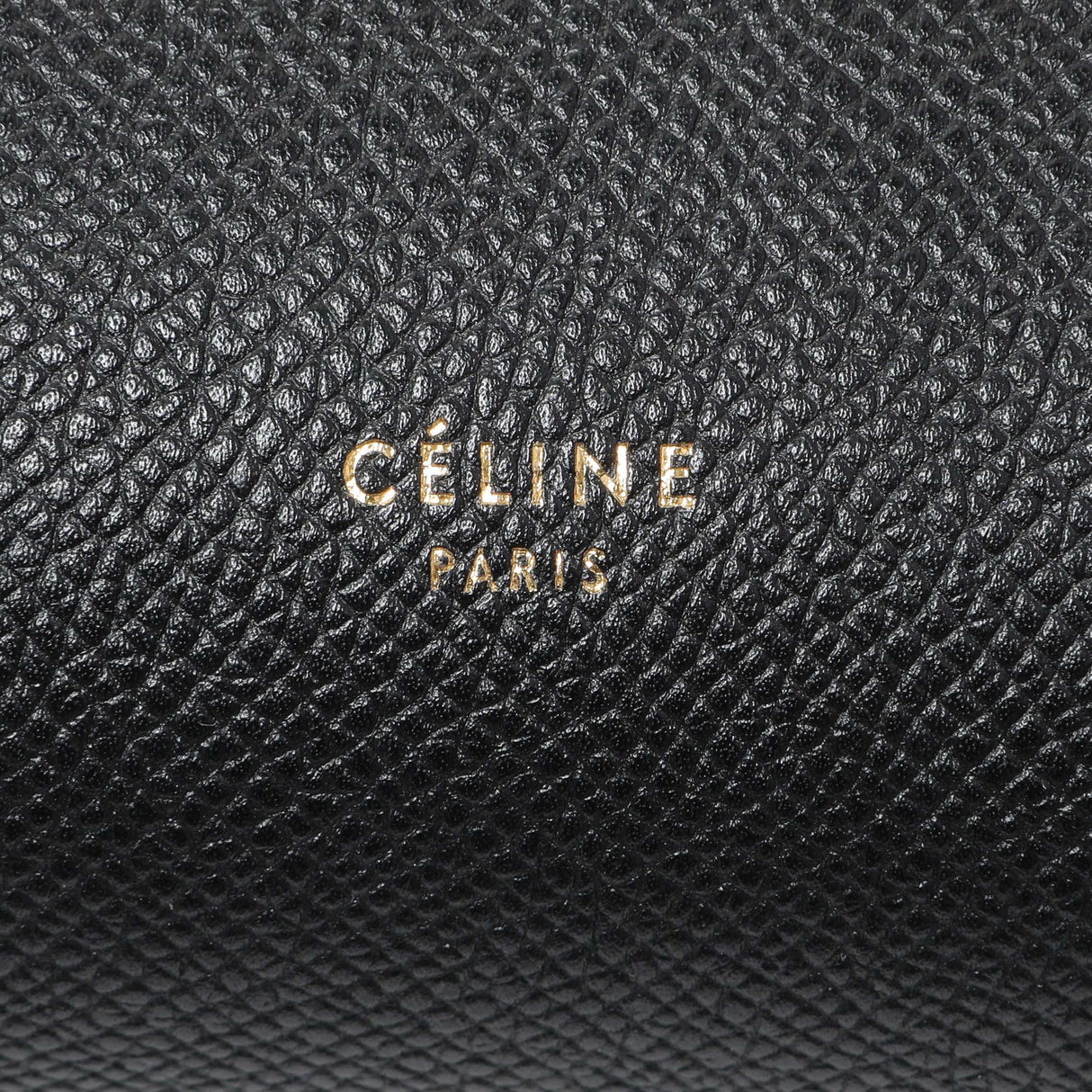 Celine Black Grained Calfskin Micro Belt Bag Handbags Celine