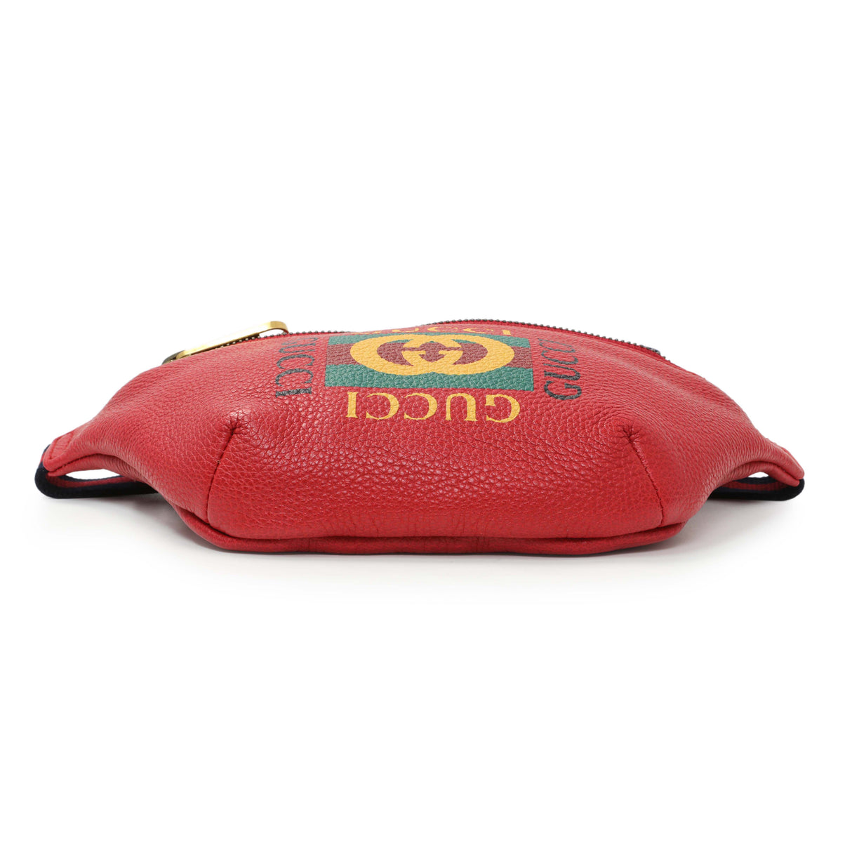 Gucci Hibiscus Red Calfskin Logo Belt Bag Handbags Gucci