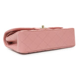 Chanel Pink Caviar Small Classic Double Flap Handbags Chanel