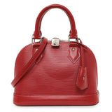 Lous Vuitton Red Epi Alma BB Handbags Louis Vuitton