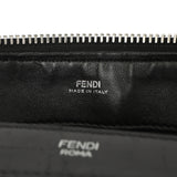 Fendi Black Nappa Trapuntata Medium DotCom Click Chain Satchel