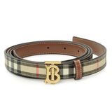 Burberry Check TB Narrow Belt Accessories Burberry