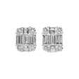 14K White Gold 1.16 Carat Diamond Earrings Fine Jewellery Modaselle