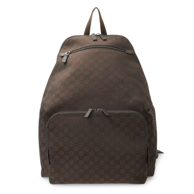 Gucci Brown Monogram Nylon Day Backpack Handbags Gucci