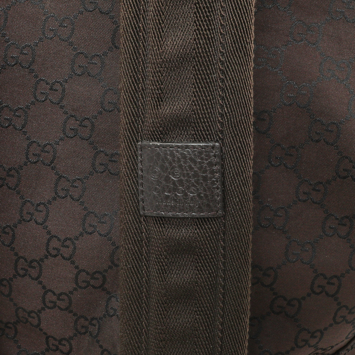 Gucci Brown Monogram Nylon Day Backpack Handbags Gucci