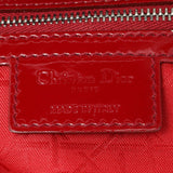 Christian Dior Red Patent Cannage Large Lady Dior