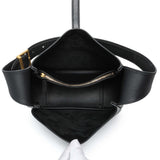 Saint Laurent Black Calfskin Small Le 5 A 7 Soft Hobo Handbags Saint Laurent