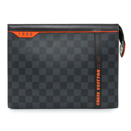 Louis Vuitton Damier Cobalt Race Pochette Voyage MM Handbags Louis Vuitton