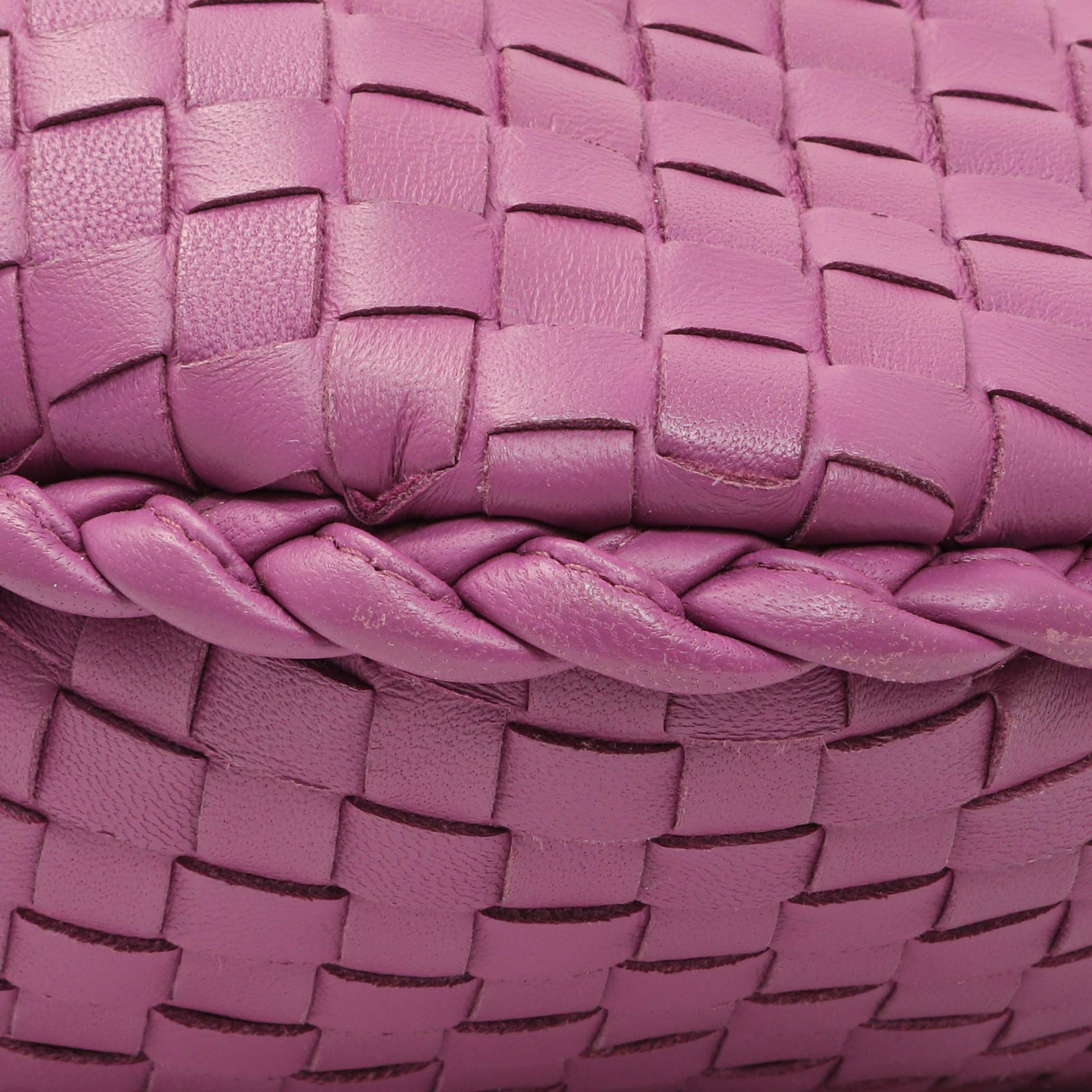 Bottega Veneta Purple Nappa Intrecciato Medium Veneta Hobo – Modaselle