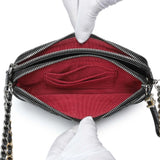 Chanel Black Aged Calfskin Gabrielle Clutch With Chain Handbags Chanel