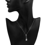 18K White Gold 1.52 Carat Diamond Pendant