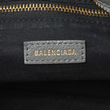 Balenciaga Grey Chevre Metallic Edge Mini City Handbags Balenciaga