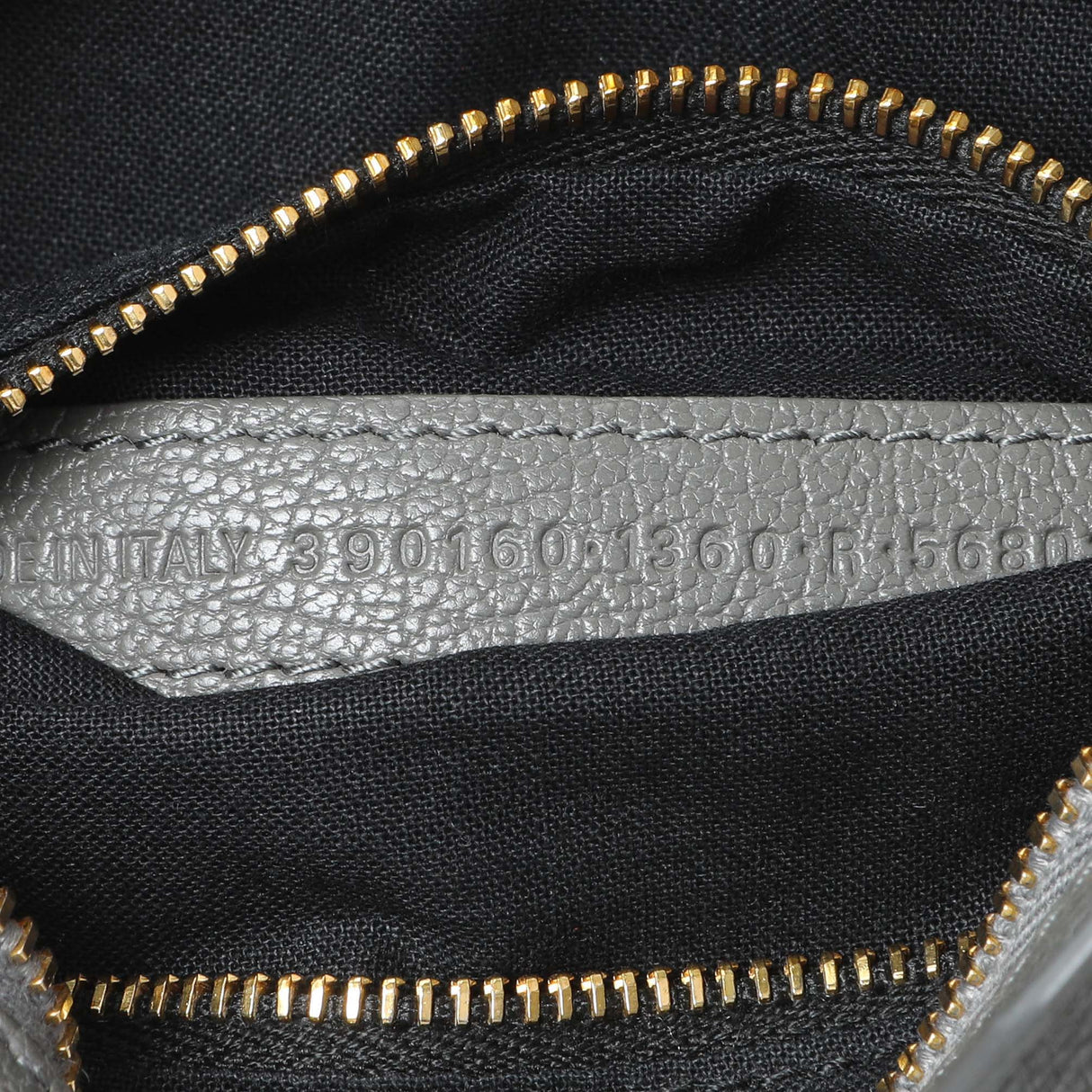 Balenciaga Grey Chevre Metallic Edge Mini City Handbags Balenciaga